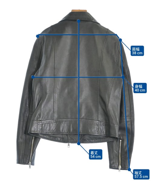 green label relaxing（グリーンレーベルリラクシング）ライダース 黒 サイズ:36(S位) レディース/2200610315176