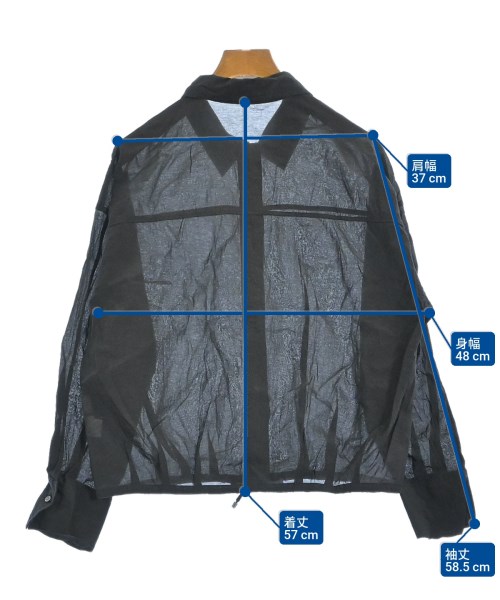 green label relaxing（グリーンレーベルリラクシング）カジュアルシャツ 黒 サイズ:-(M位) レディース/2200617996040