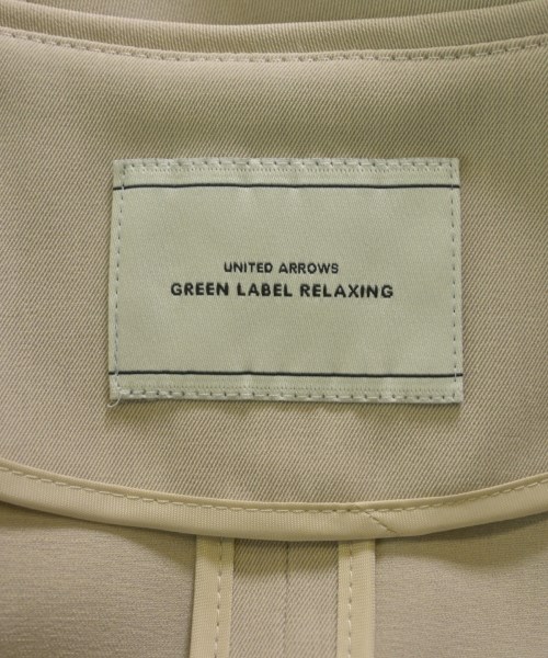 green label relaxing（グリーンレーベルリラクシング）ノーカラージャケット ベージュ サイズ:36(S位) レディース/2200619966027