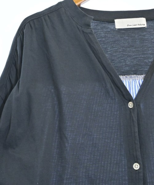 green label relaxing（グリーンレーベルリラクシング）ブラウス 紺 サイズ:-(M位) レディース/2200630072059