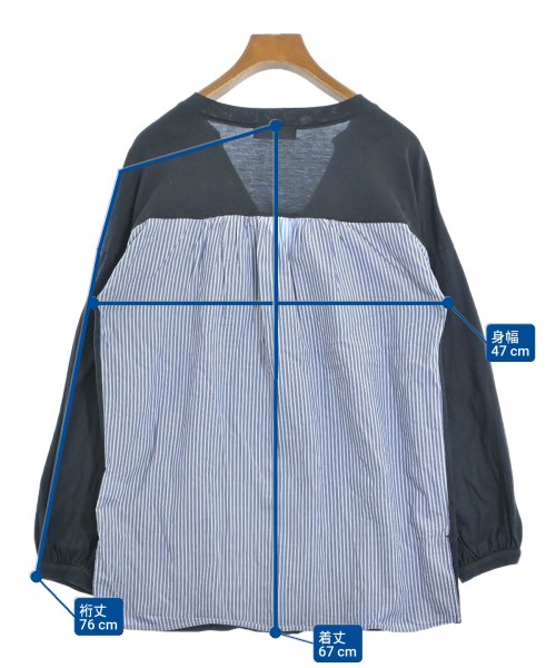 green label relaxing（グリーンレーベルリラクシング）ブラウス 紺 サイズ:-(M位) レディース/2200630072059