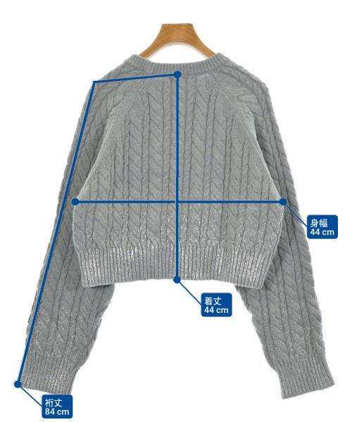 green label relaxing（グリーンレーベルリラクシング）ニット・セーター グレー サイズ:F レディース/2200617665021