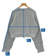 green label relaxing（グリーンレーベルリラクシング）ニット・セーター グレー サイズ:F レディース/2200617665021