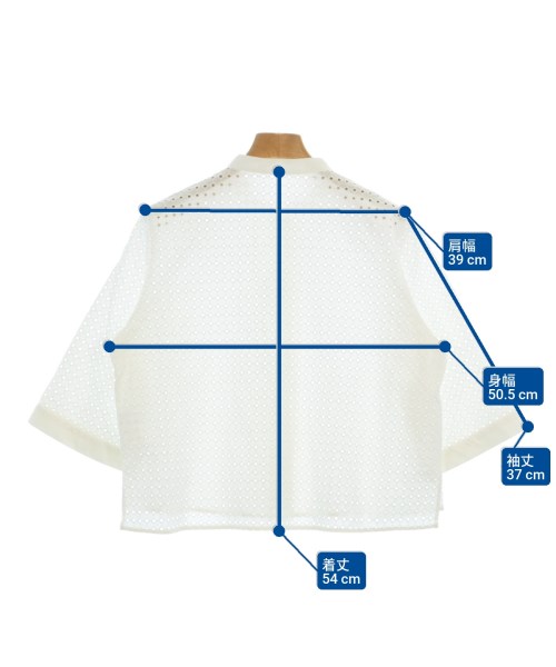 green label relaxing（グリーンレーベルリラクシング）ブラウス 白 サイズ:F レディース/2200618968114