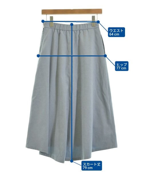green label relaxing（グリーンレーベルリラクシング）ロング・マキシ丈スカート 青 サイズ:38(M位) レディース/2200630102053