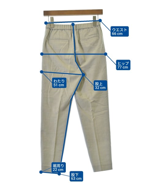 green label relaxing（グリーンレーベルリラクシング）クロップドパンツ グレー サイズ:36(S位) レディース/2200629414044