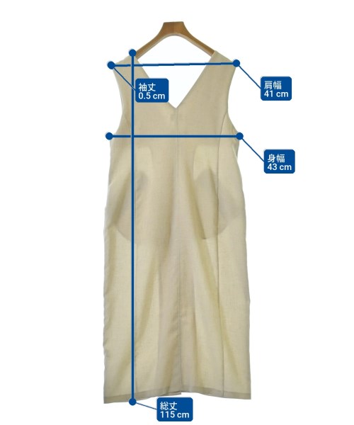 green label relaxing（グリーンレーベルリラクシング）ワンピース ベージュ サイズ:F レディース/2200629414105