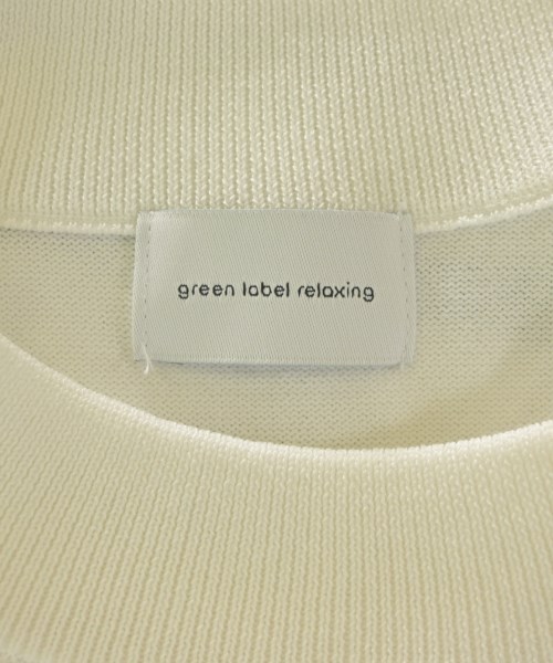 green label relaxing（グリーンレーベルリラクシング）ニット・セーター 白 サイズ:F レディース/2200630530016