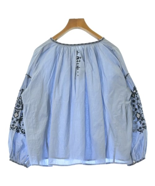 green label relaxing（グリーンレーベルリラクシング）ブラウス 青 サイズ:F レディース/2200630236024