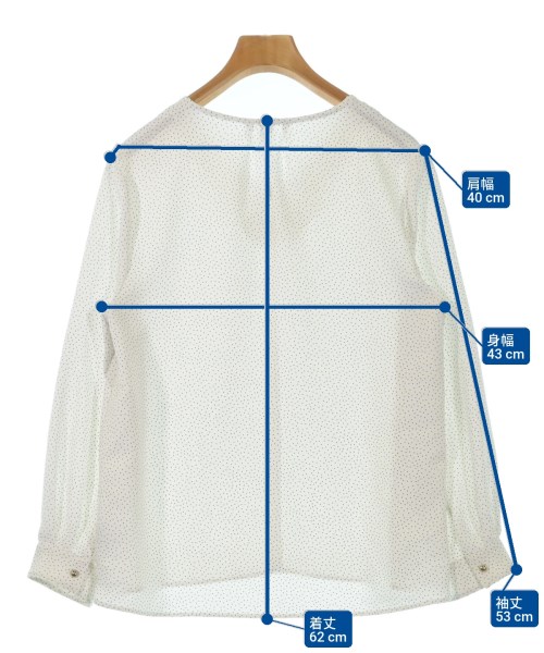 green label relaxing（グリーンレーベルリラクシング）カジュアルシャツ 白 サイズ:F レディース/2200634191046