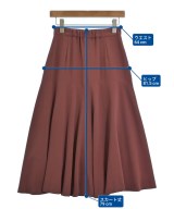 green label relaxing（グリーンレーベルリラクシング）ロング・マキシ丈スカート 赤 サイズ:36(S位) レディース/2200606997010