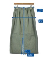 green label relaxing（グリーンレーベルリラクシング）ロング・マキシ丈スカート カーキ サイズ:38(M位) レディース/2200606562027