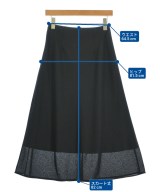 green label relaxing（グリーンレーベルリラクシング）ロング・マキシ丈スカート 黒 サイズ:36(S位) レディース/2200607924022