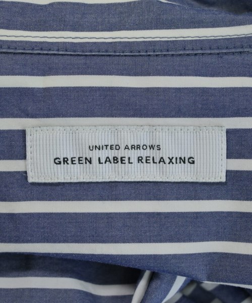 green label relaxing（グリーンレーベルリラクシング）シャツワンピース 紺 サイズ:F レディース/2200607672015