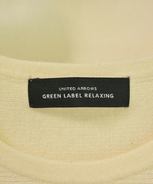 green label relaxing（グリーンレーベルリラクシング）ニット・セーター 黄 サイズ:F レディース/2200610071034