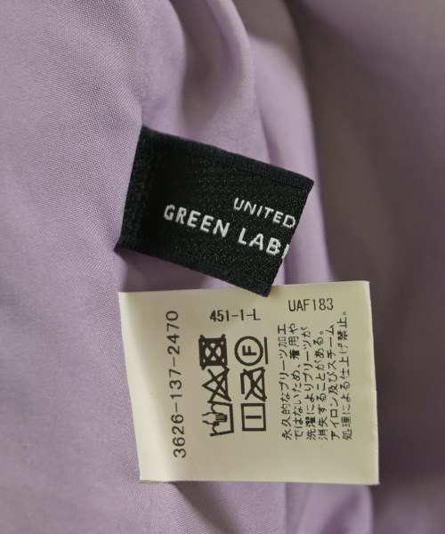 green label relaxing（グリーンレーベルリラクシング）ワンピース 紫 サイズ:F レディース/2200611925046