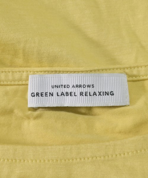 green label relaxing（グリーンレーベルリラクシング）Tシャツ・カットソー 黄 サイズ:F レディース/2200607655063