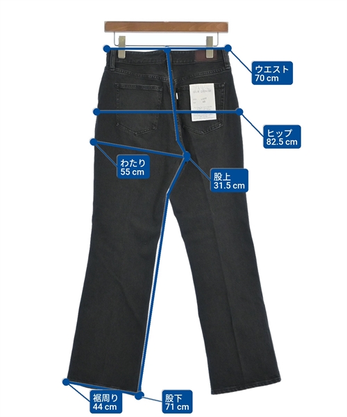 green label relaxing（グリーンレーベルリラクシング）デニムパンツ 黒 サイズ:40(M位) レディース/2200609516041