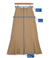 green label relaxing（グリーンレーベルリラクシング）ロング・マキシ丈スカート ベージュ サイズ:-(M位) レディース/2200609840030