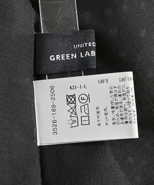 green label relaxing（グリーンレーベルリラクシング）ワンピース 黒 サイズ:F レディース/2200607390025