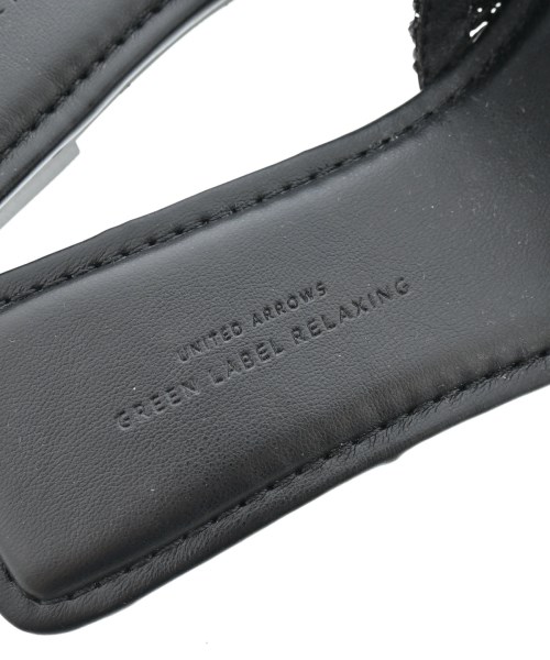 green label relaxing（グリーンレーベルリラクシング）サンダル 黒 サイズ:S(22.5cm位) レディース/2200606111256