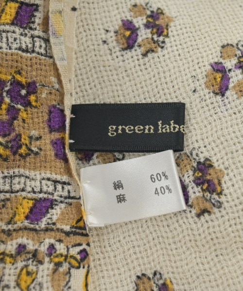 green label relaxing（グリーンレーベルリラクシング）ストール 白 サイズ:- レディース/2200608701110