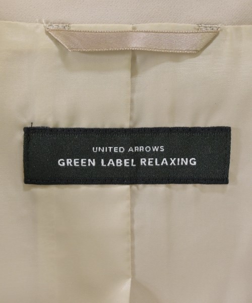 green label relaxing（グリーンレーベルリラクシング）ノーカラージャケット ベージュ サイズ:40(M位) レディース/2200613896016