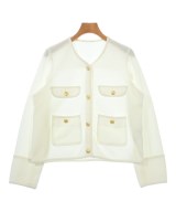 green label relaxing（グリーンレーベルリラクシング）ノーカラージャケット 白 サイズ:-(M位) レディース/2200608589022