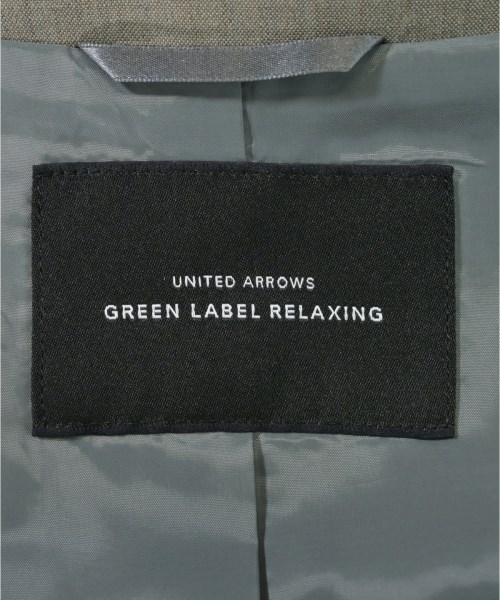 green label relaxing（グリーンレーベルリラクシング）ノーカラージャケット グレー サイズ:40(M位) レディース/2200605050013