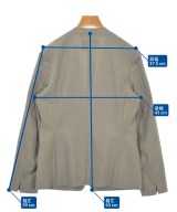 green label relaxing（グリーンレーベルリラクシング）ノーカラージャケット グレー サイズ:40(M位) レディース/2200605050013