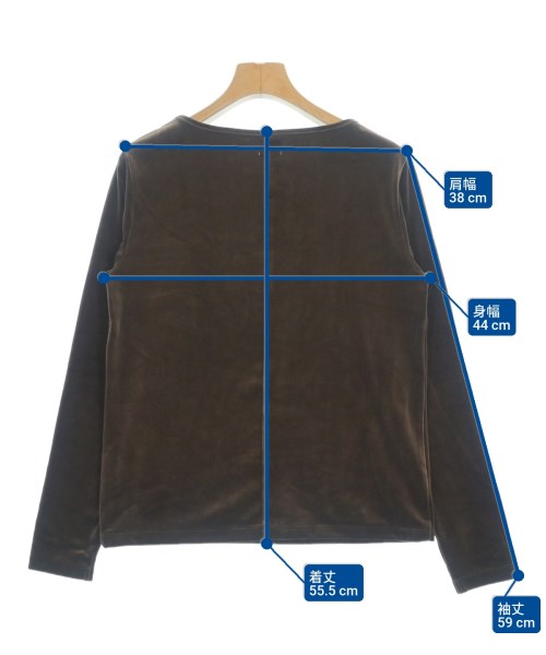 green label relaxing（グリーンレーベルリラクシング）Tシャツ・カットソー 茶 サイズ:F レディース/2200611052148