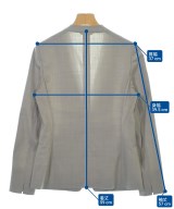 green label relaxing（グリーンレーベルリラクシング）ノーカラージャケット グレー サイズ:36(S位) レディース/2200608263014