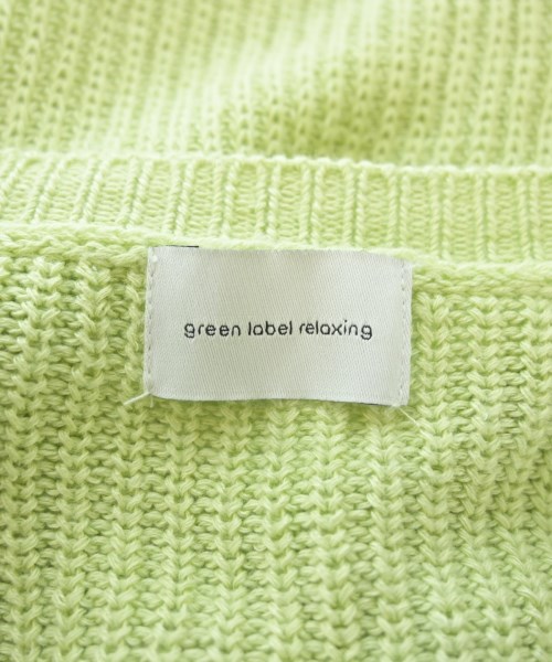 green label relaxing（グリーンレーベルリラクシング）ニット・セーター 緑 サイズ:F レディース/2200616665015