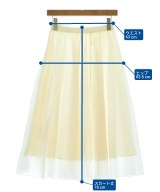 green label relaxing（グリーンレーベルリラクシング）ロング・マキシ丈スカート 白 サイズ:-(S位) レディース/2200614553048