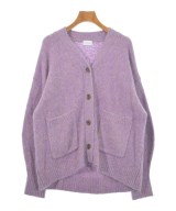 green label relaxing（グリーンレーベルリラクシング）カーディガン 紫 サイズ:F レディース/2200607835014