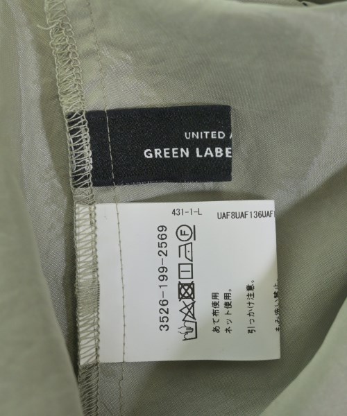 green label relaxing（グリーンレーベルリラクシング）ワンピース 緑 サイズ:F レディース/2200617851035