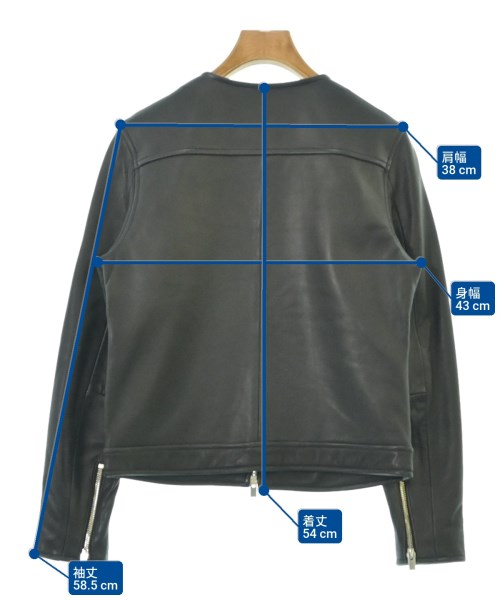 green label relaxing（グリーンレーベルリラクシング）ライダース 黒 サイズ:38(M位) レディース/2200613825016