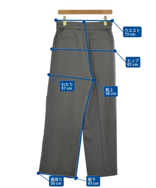 green label relaxing（グリーンレーベルリラクシング）スラックス グレー サイズ:40(M位) レディース/2200614089011