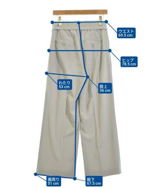 green label relaxing（グリーンレーベルリラクシング）スラックス グレー サイズ:40(M位) レディース/2200614089028