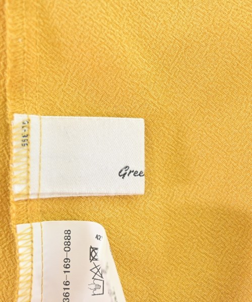 green label relaxing（グリーンレーベルリラクシング）ブラウス 黄 サイズ:F レディース/2200614219050
