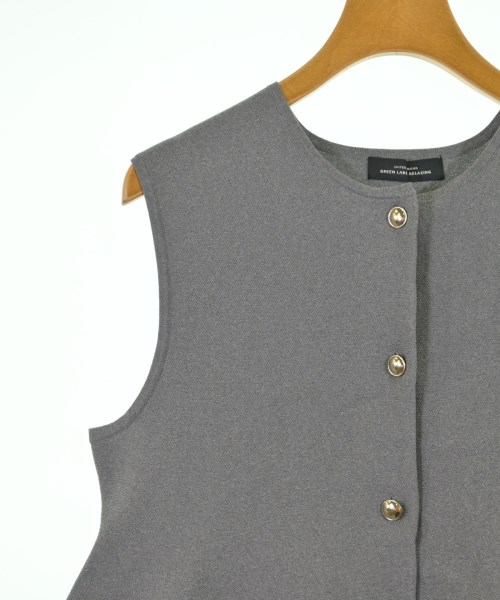 green label relaxing（グリーンレーベルリラクシング）ベスト/ノースリーブ グレー サイズ:F レディース/2200603492167