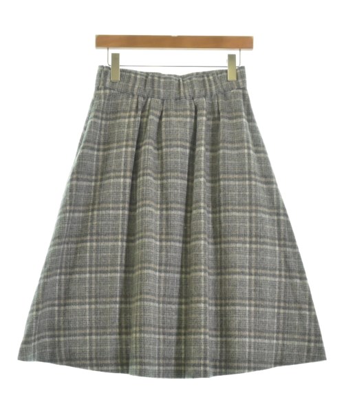 green label relaxing（グリーンレーベルリラクシング）ひざ丈スカート グレー サイズ:38(M位) レディース/2200612017122