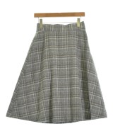 green label relaxing（グリーンレーベルリラクシング）ひざ丈スカート グレー サイズ:38(M位) レディース/2200612017122