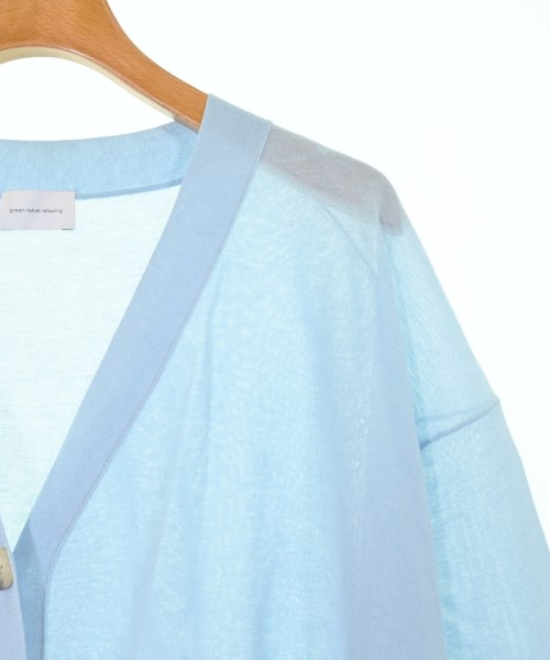 green label relaxing（グリーンレーベルリラクシング）カーディガン 青 サイズ:F レディース/2200618446070