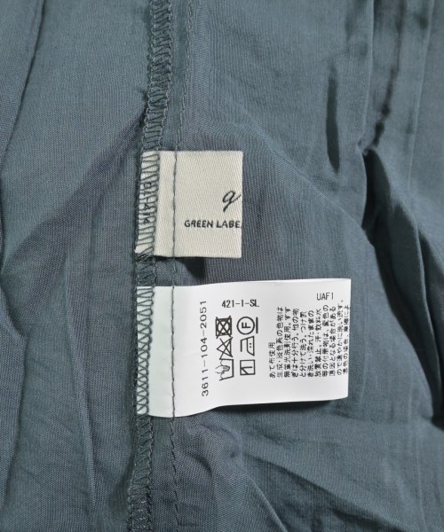 green label relaxing（グリーンレーベルリラクシング）ブラウス グレー サイズ:F レディース/2200611536518