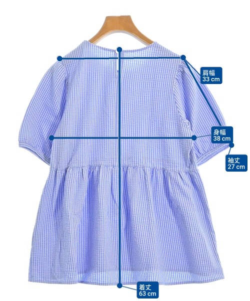 green label relaxing（グリーンレーベルリラクシング）ブラウス 青 サイズ:-(L位) レディース/2200617319030