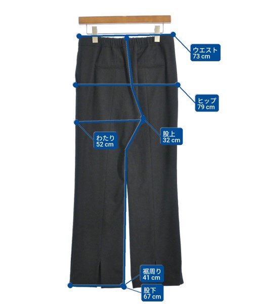 green label relaxing（グリーンレーベルリラクシング）スラックス 黒 サイズ:40(M位) レディース/2200618880034