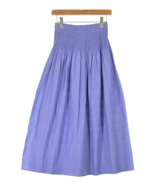 green label relaxing（グリーンレーベルリラクシング）ロング・マキシ丈スカート 紫 サイズ:F レディース/2200611283047
