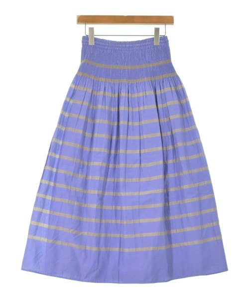 green label relaxing（グリーンレーベルリラクシング）ロング・マキシ丈スカート 紫 サイズ:F レディース/2200611283047