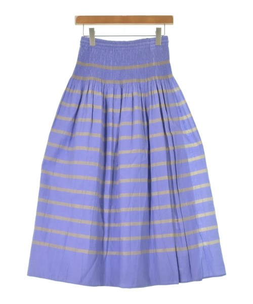 green label relaxing（グリーンレーベルリラクシング）ロング・マキシ丈スカート 紫 サイズ:F レディース/2200611283047